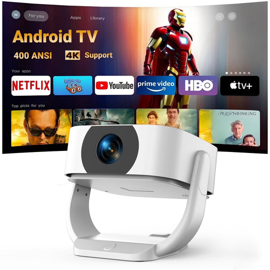 Auto Focus Smart Projector™ – 4K Support, WiFi 6 & Voice Control | Turn Any Wall Into a Cinema