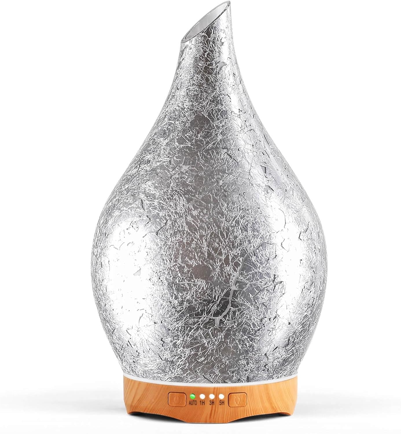 3D Glass Aromatherapy Diffuser | 280ml Ultrasonic Cool Mist Humidifier with Color-Changing Light & Auto Shut-Off