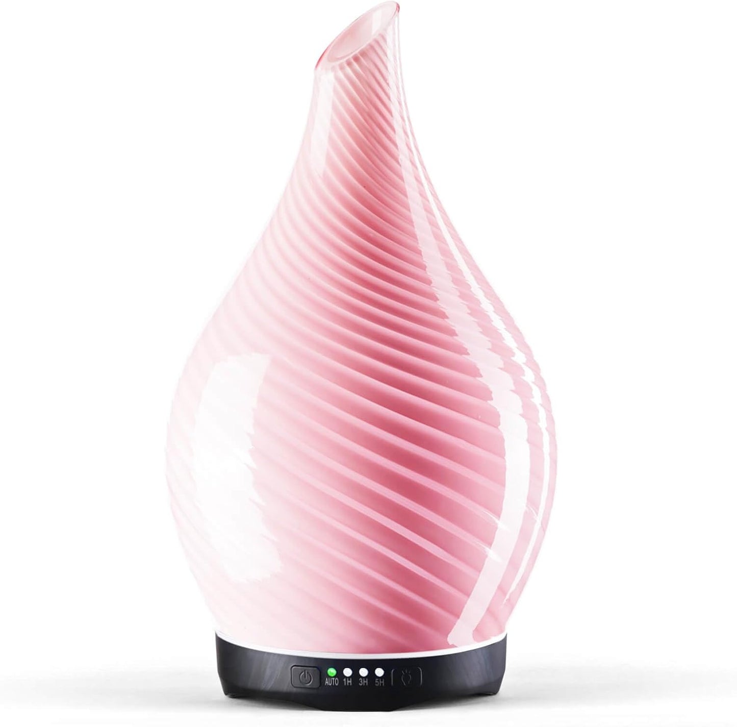 3D Glass Aromatherapy Diffuser | 280ml Ultrasonic Cool Mist Humidifier with Color-Changing Light & Auto Shut-Off