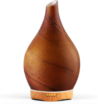 3D Glass Aromatherapy Diffuser | 280ml Ultrasonic Cool Mist Humidifier with Color-Changing Light & Auto Shut-Off