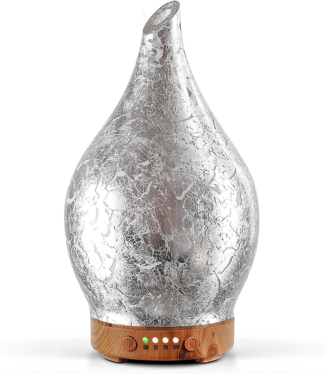 3D Glass Aromatherapy Diffuser | 280ml Ultrasonic Cool Mist Humidifier with Color-Changing Light & Auto Shut-Off