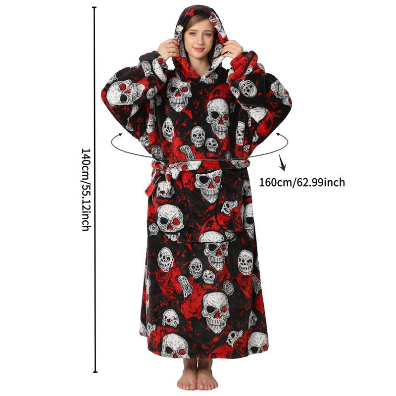 Oversized Wearable Blanket Hoodie for Women & Adults, Super Soft, Warm & Cozy with Giant Front Pocket, Perfect Christmas & Valentine'S Day Gift
