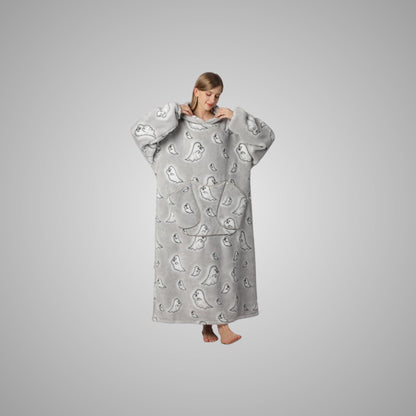 Oversized Wearable Blanket Hoodie for Women & Adults, Super Soft, Warm & Cozy with Giant Front Pocket, Perfect Christmas & Valentine'S Day Gift