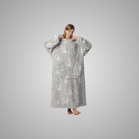 Oversized Wearable Blanket Hoodie for Women & Adults, Super Soft, Warm & Cozy with Giant Front Pocket, Perfect Christmas & Valentine'S Day Gift