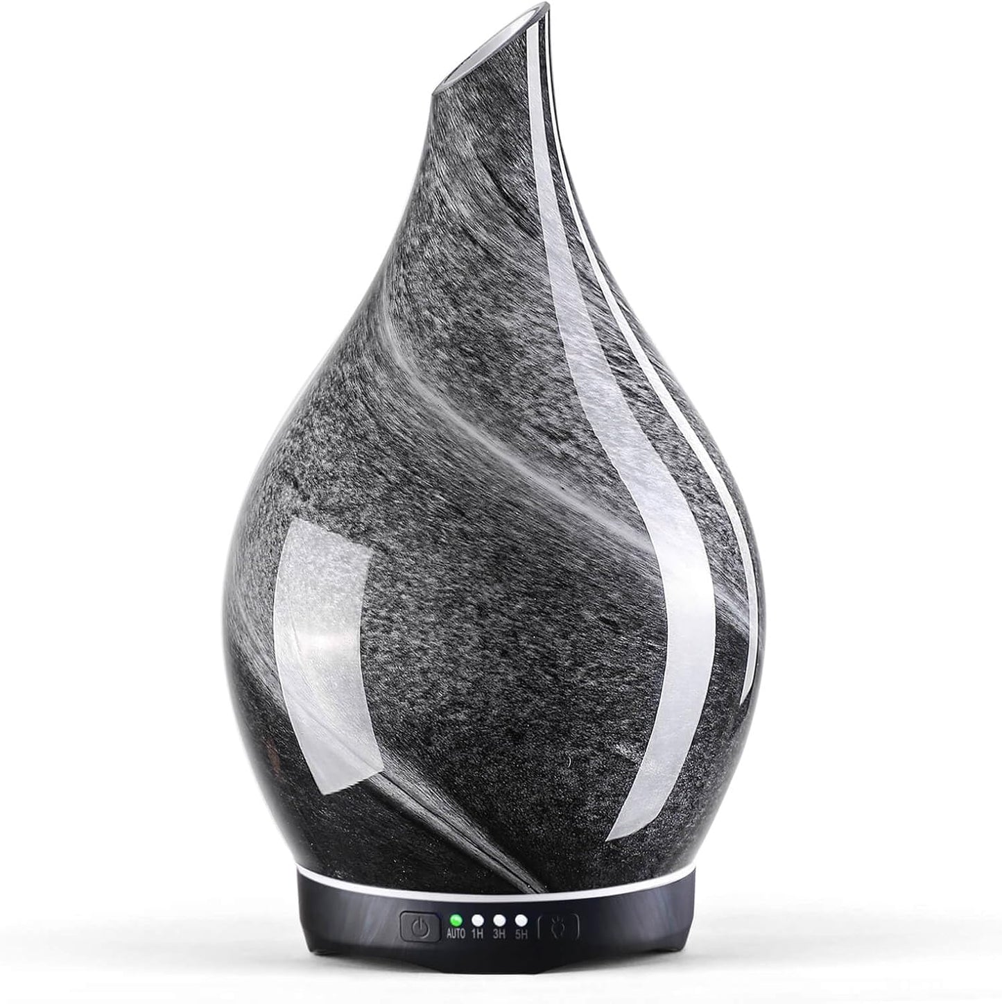 3D Glass Aromatherapy Diffuser | 280ml Ultrasonic Cool Mist Humidifier with Color-Changing Light & Auto Shut-Off