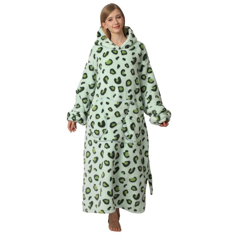 Oversized Wearable Blanket Hoodie for Women & Adults, Super Soft, Warm & Cozy with Giant Front Pocket, Perfect Christmas & Valentine'S Day Gift