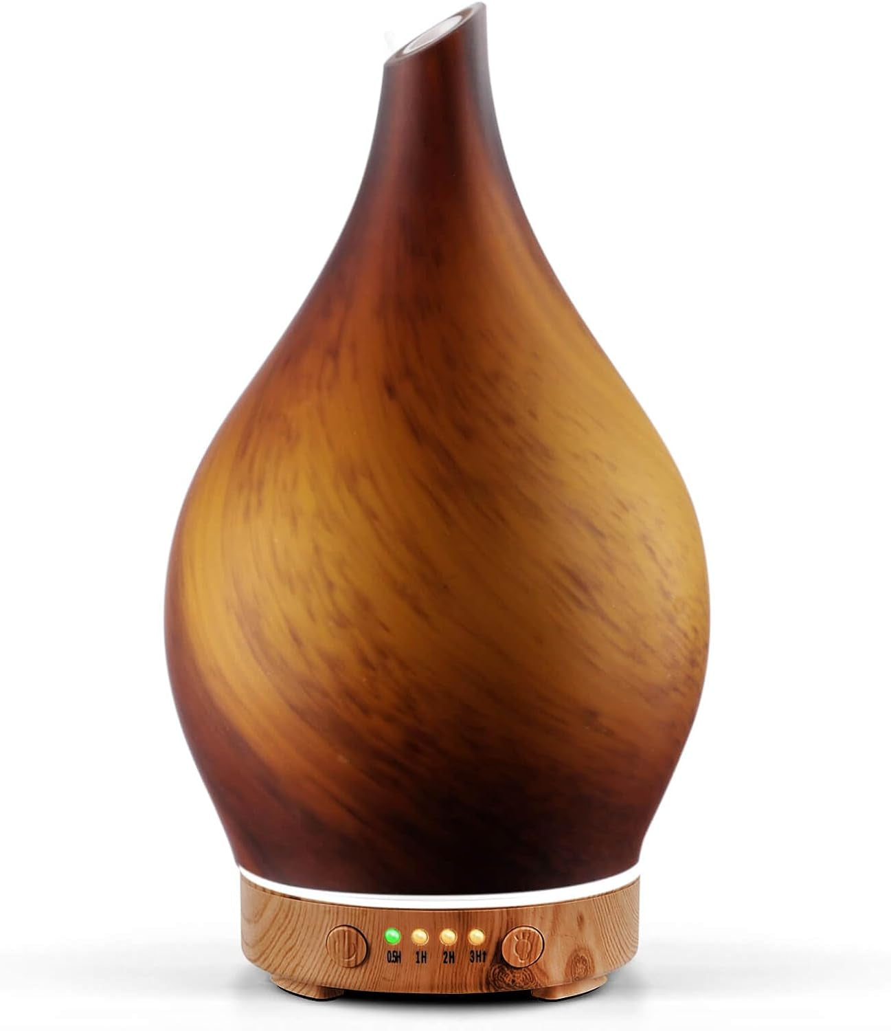 3D Glass Aromatherapy Diffuser | 280ml Ultrasonic Cool Mist Humidifier with Color-Changing Light & Auto Shut-Off