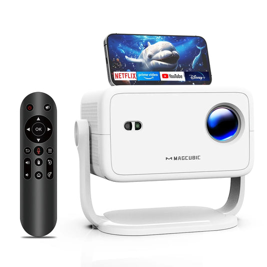 Premium Smart Projector — Native 1080P with 650 ANSI, Auto Focus & WiFi 6
