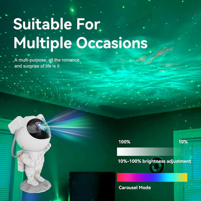 Astronaut Galaxy Projector™ | Immersive Nebula & Star Ceiling Light