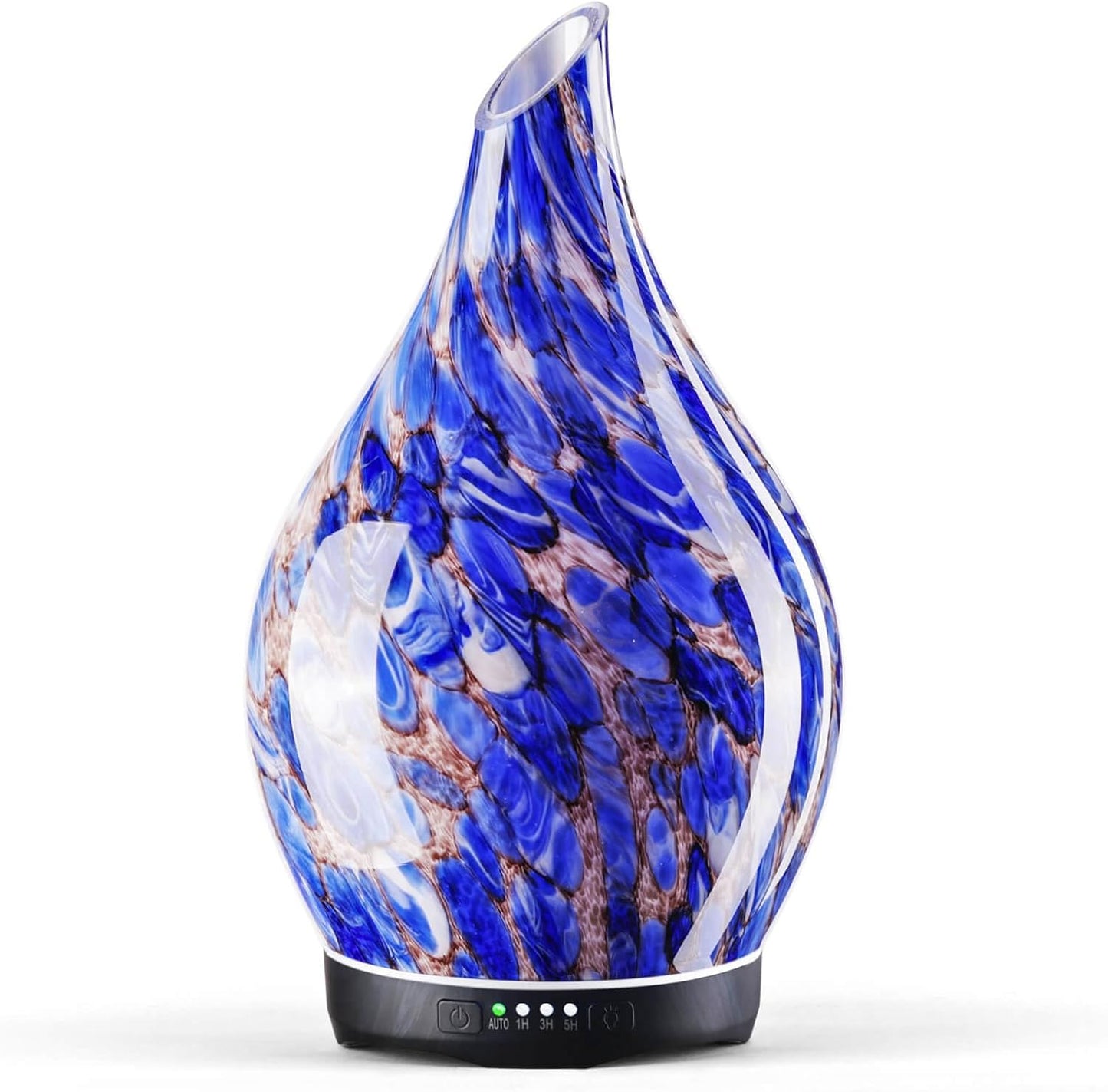 3D Glass Aromatherapy Diffuser | 280ml Ultrasonic Cool Mist Humidifier with Color-Changing Light & Auto Shut-Off
