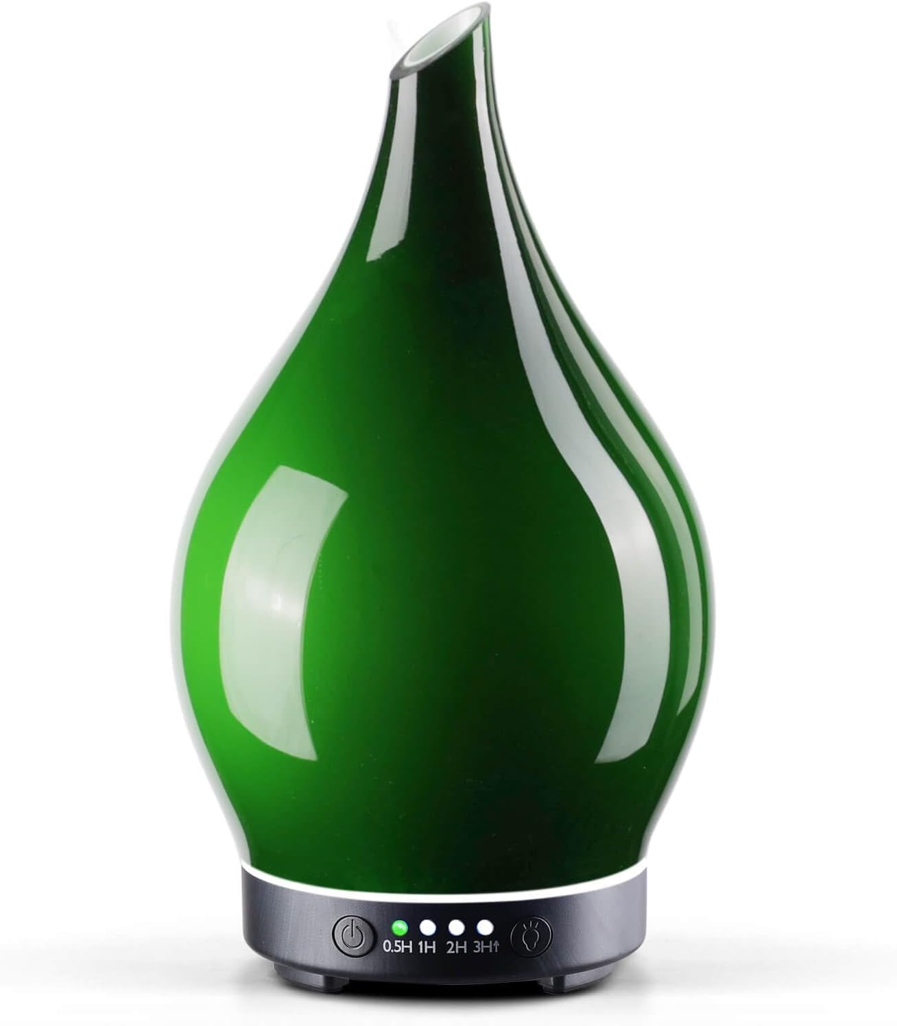 3D Glass Aromatherapy Diffuser | 280ml Ultrasonic Cool Mist Humidifier with Color-Changing Light & Auto Shut-Off