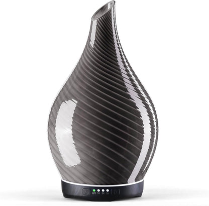 3D Glass Aromatherapy Diffuser | 280ml Ultrasonic Cool Mist Humidifier with Color-Changing Light & Auto Shut-Off
