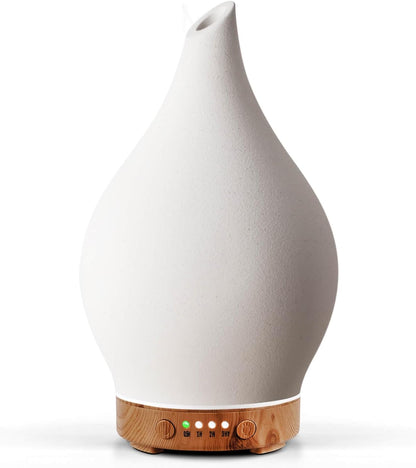 3D Glass Aromatherapy Diffuser | 280ml Ultrasonic Cool Mist Humidifier with Color-Changing Light & Auto Shut-Off