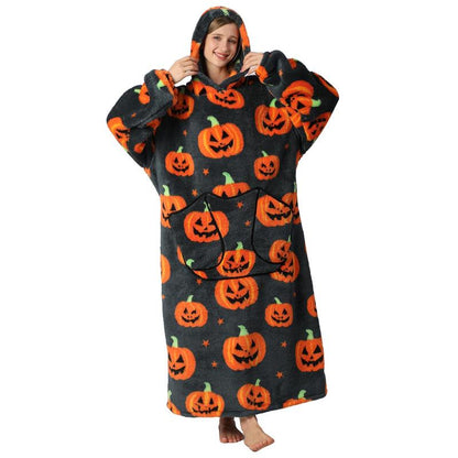 Oversized Wearable Blanket Hoodie for Women & Adults, Super Soft, Warm & Cozy with Giant Front Pocket, Perfect Christmas & Valentine'S Day Gift